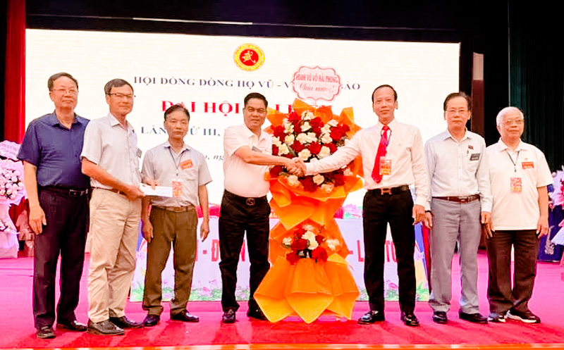 Hội đồng dòng họ Vũ – Võ Hải Phòng và Doanh nhân Vũ – Võ Hải Phòng dự Đại hội Vũ – Võ Vĩnh Bảo nhiệm kỳ 2026–2031