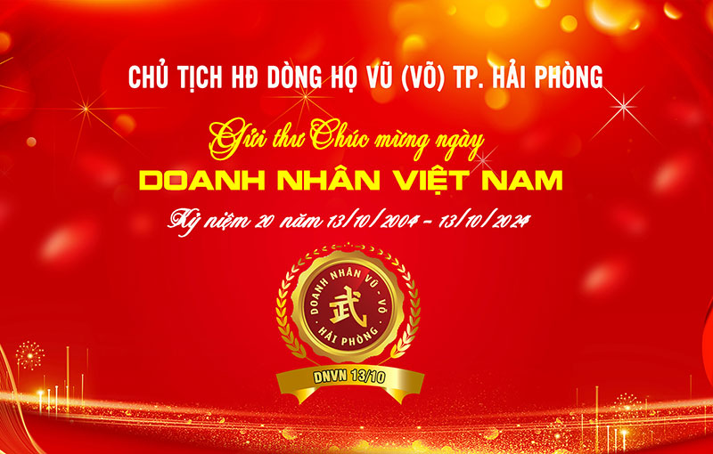 THƯ CHÚC MỪNG NGÀY DOANH NHÂN VIỆT NAM 13-10