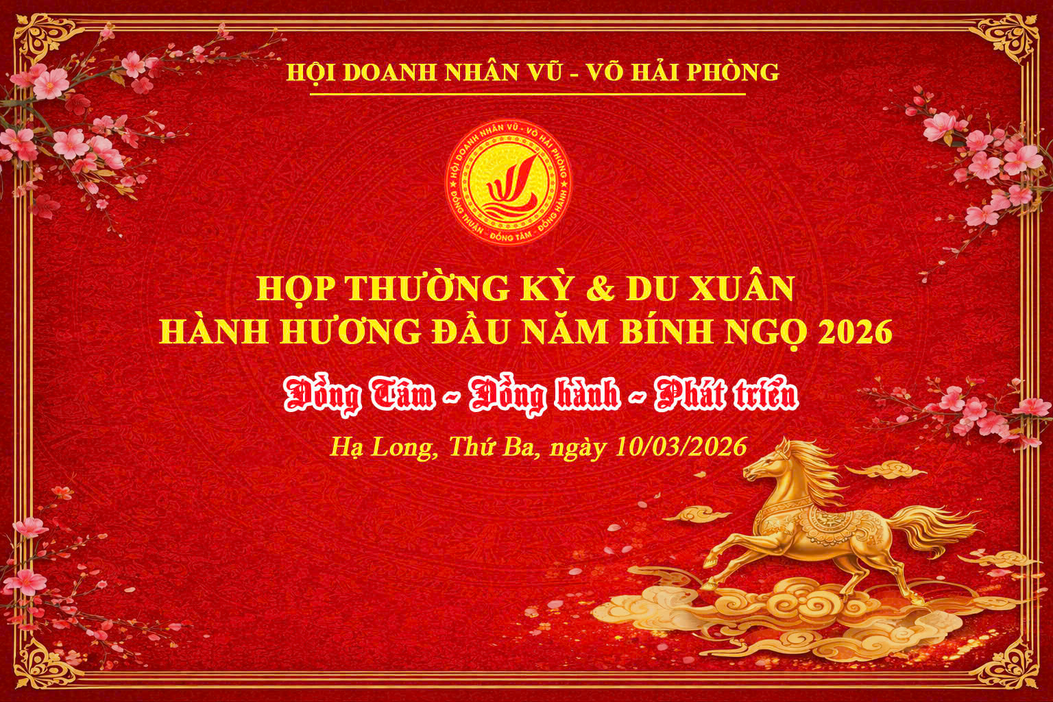 Hội Doanh nhân Vũ – Võ Hải Phòng du xuân hành hương đầu năm Bính Ngọ 2026, kết nối doanh nhân Vũ – Võ Hải Phòng – Quảng Ninh