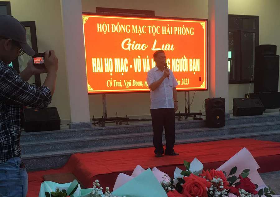 Chương trình giao lưu hai họ Mạc - Vũ Hải Phòng và những người bạn