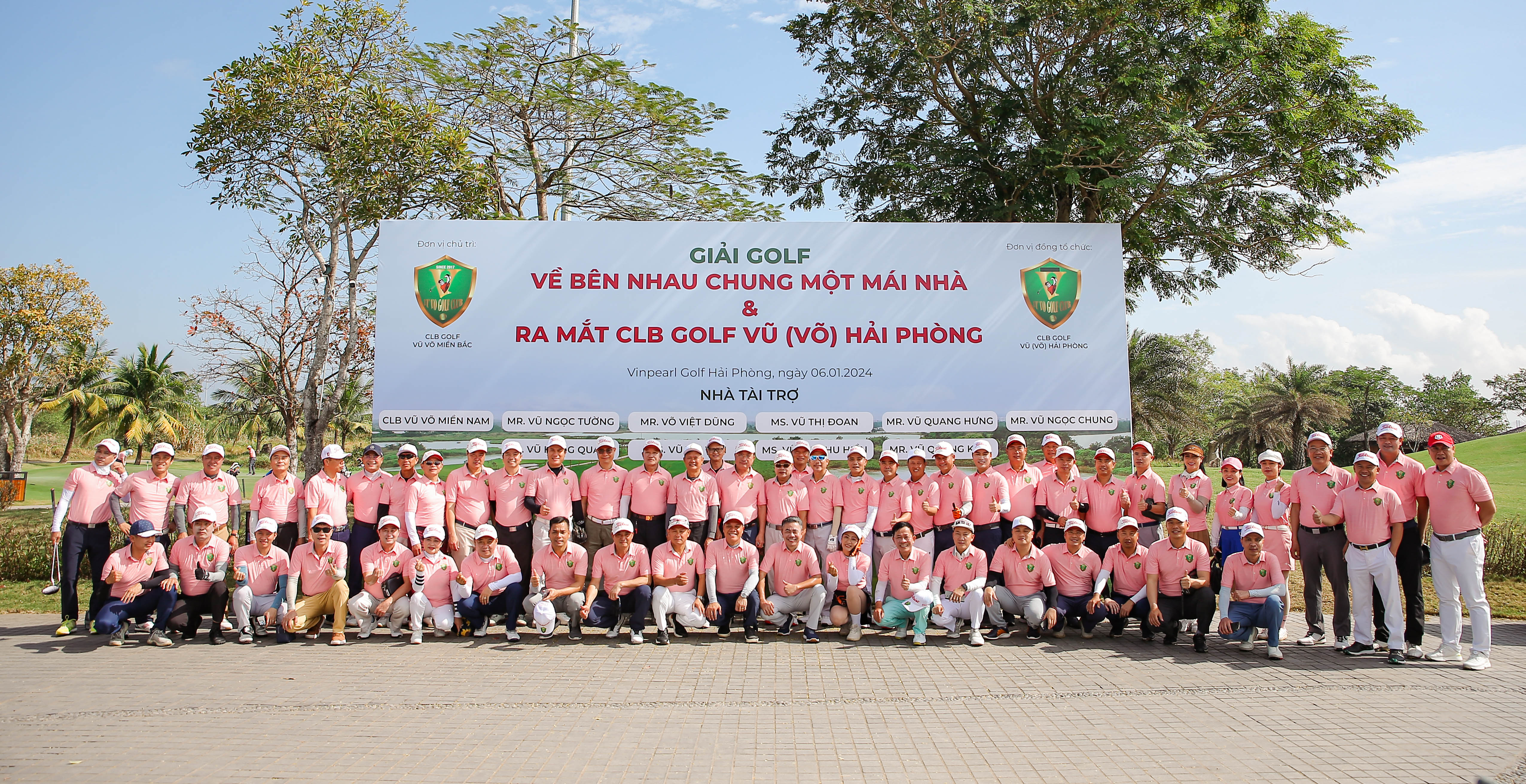 Giải Golf về bên nhau chung một mái nhà  & ra mắt CLB Golf Vũ (Võ) Hải Phòng thành công tốt đẹp