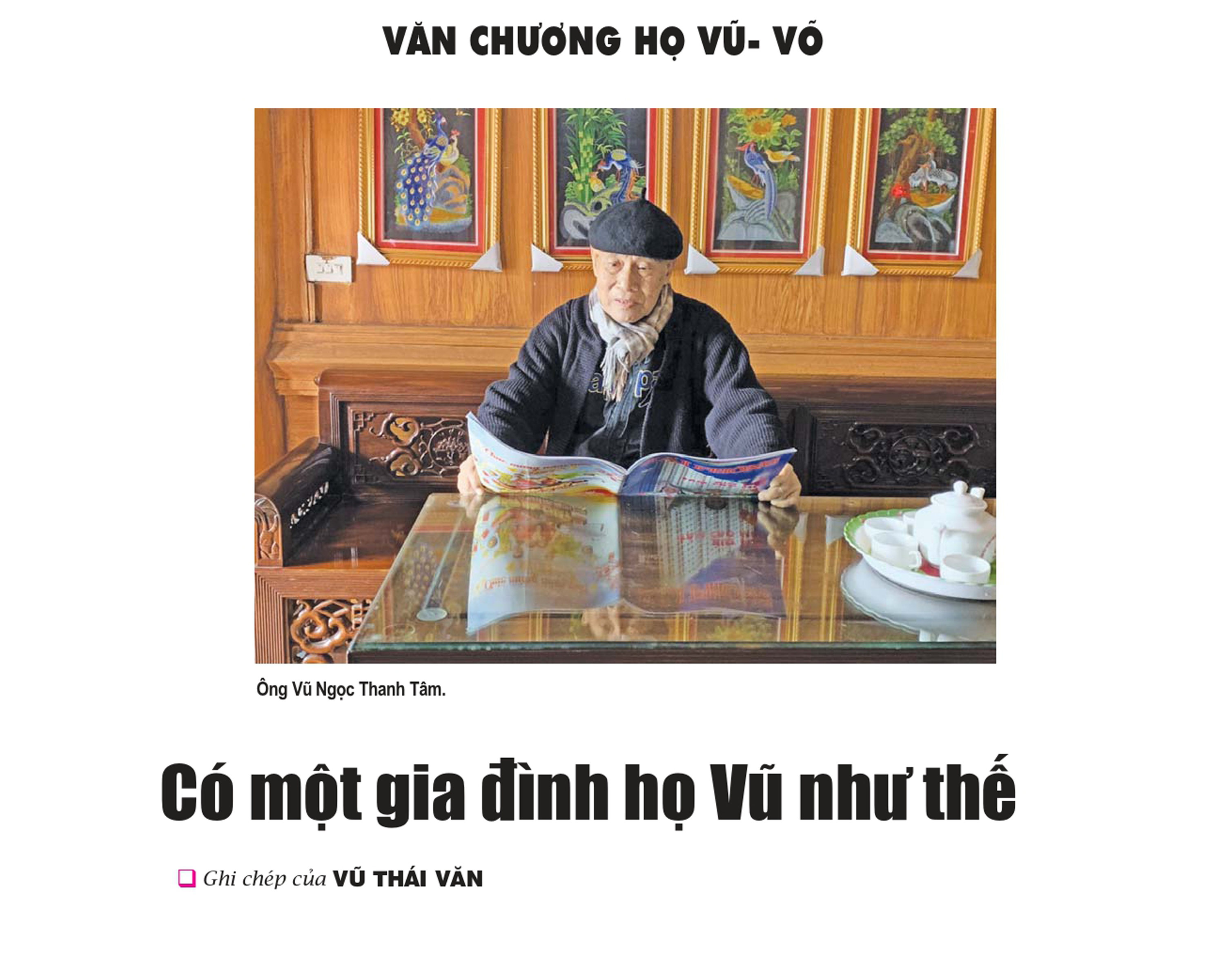 Có một Gia đình họ Vũ như thế 