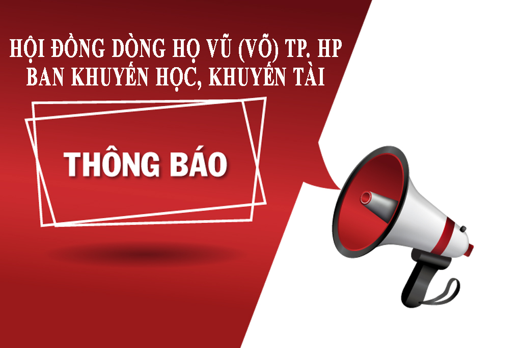 Thông báo của Ban KHKT  V/v tổ chức trao tặng bằng khen cho Đội bóng đá Vũ (Võ) Hải Phòng (FC VVHP)