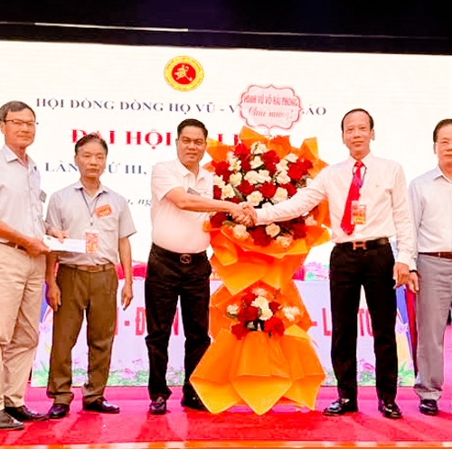 Hội đồng dòng họ Vũ – Võ Hải Phòng và Doanh nhân Vũ – Võ Hải Phòng dự Đại hội Vũ – Võ Vĩnh Bảo nhiệm kỳ 2026–2031