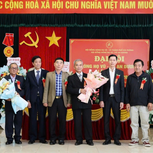 ĐẠI HỘI HỘI ĐỒNG DÒNG HỌ VŨ – VÕ AN DƯƠNG LẦN THỨ III, NHIỆM KỲ 2025–2030 ĐOÀN KẾT – TRÁCH NHIỆM – HƯỚNG VỀ CỘI NGUỒN