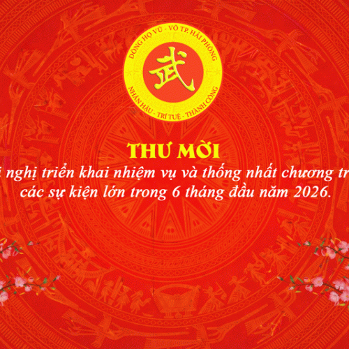 Thư mời tham dự Hội nghị triển khai nhiệm vụ và thống nhất chương trình các sự kiện lớn trong 6 tháng đầu năm 2026.