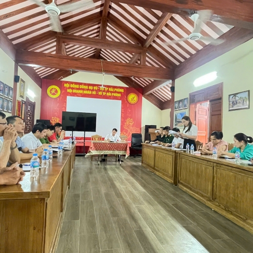 Triển khai công tác chuẩn bị Lễ đón Bằng xếp hạng di tích Đền Nam Hải